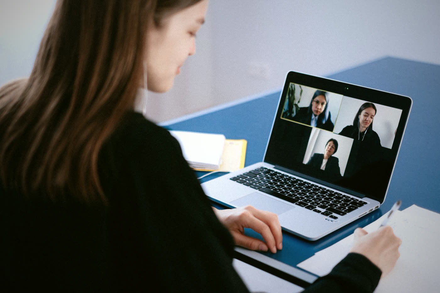 Interviewing a shortlisted engineer by video call